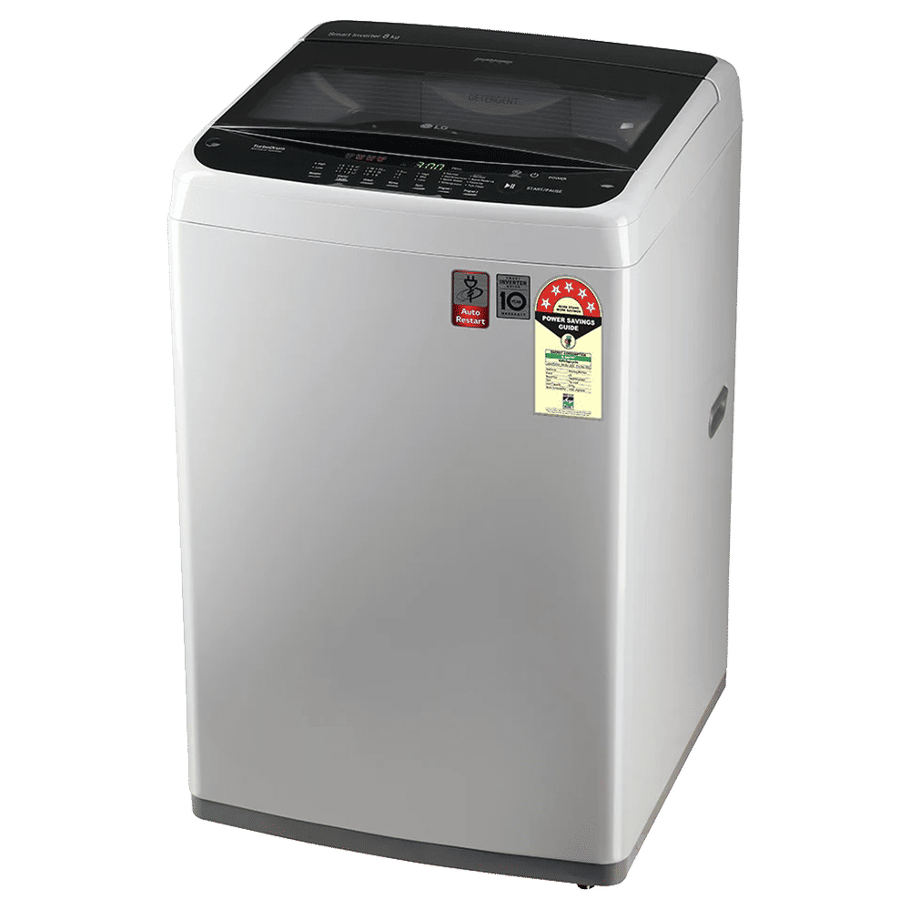 Buy LG 8 kg 5 Star Inverter Fully Automatic Top Load Washing Machine (T80SPSF2Z.ASFQEIL